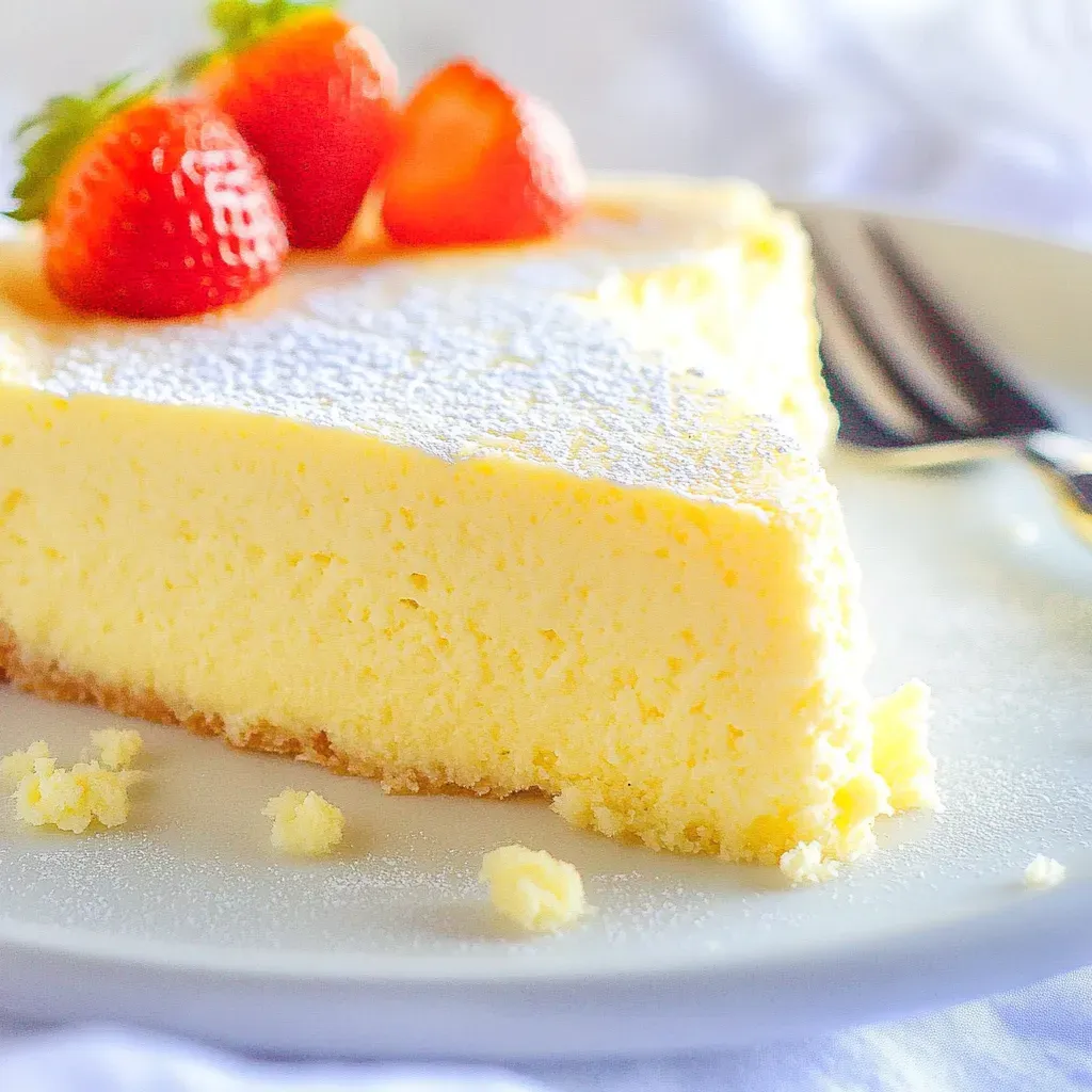 Instant Pot Japanese Cheesecake