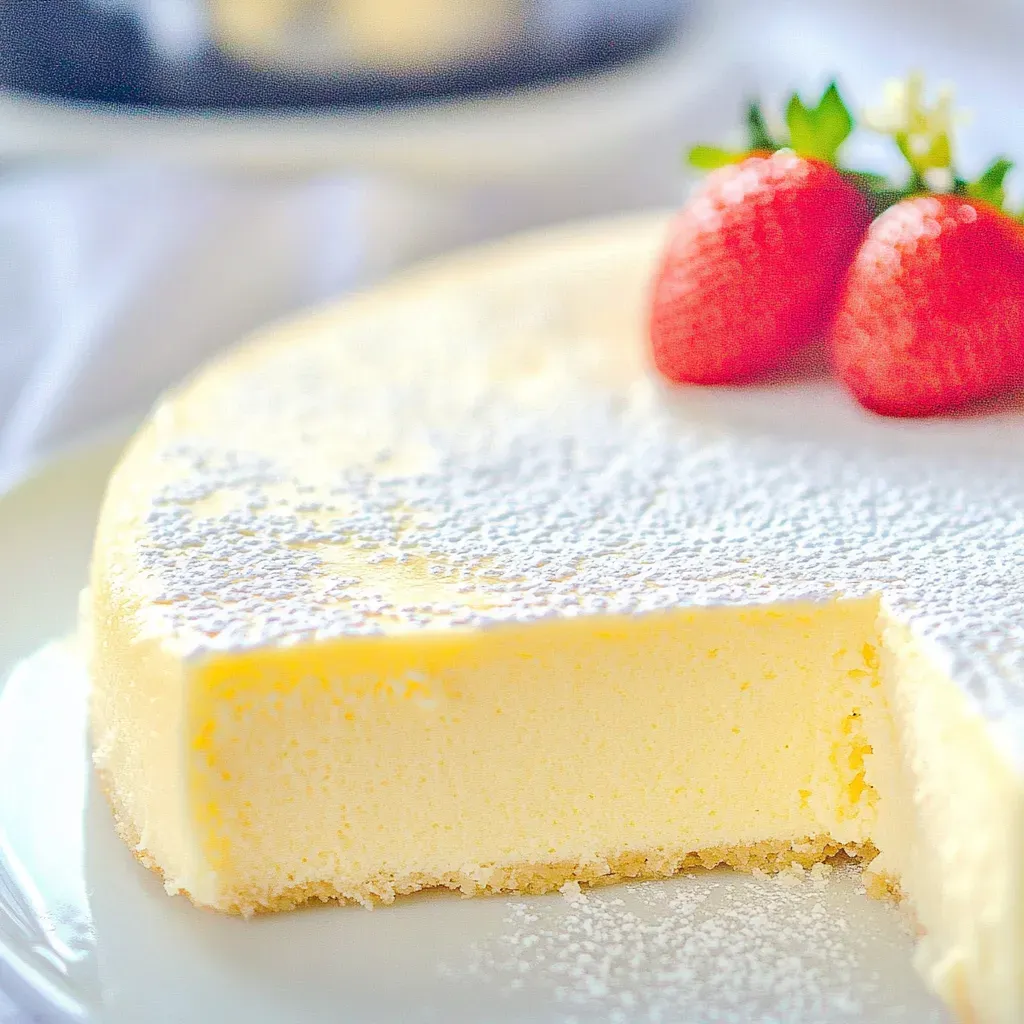 Instant Pot Japanese Cheesecake