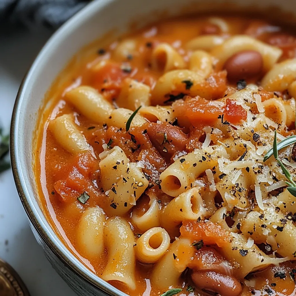 Italian Pasta e Fagioli Recipe