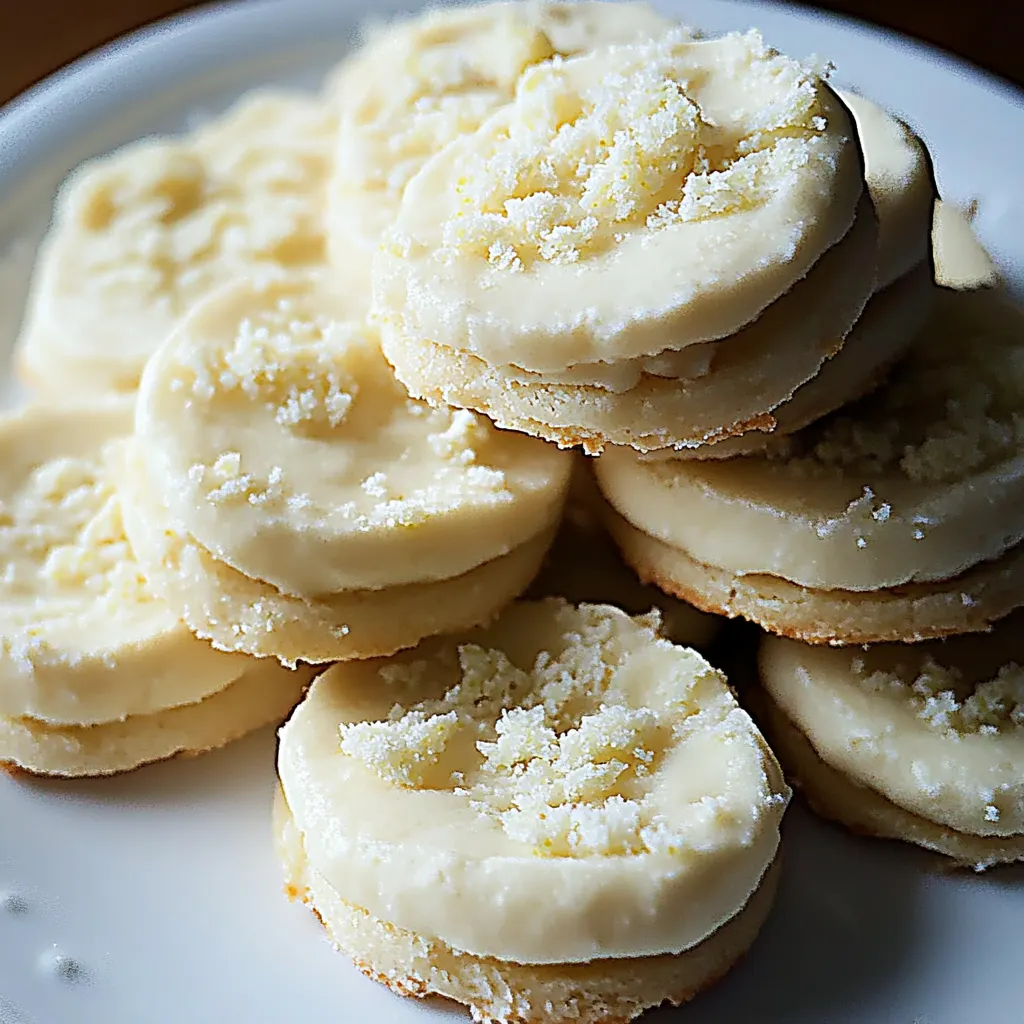 Key Lime Shortbread Cookies