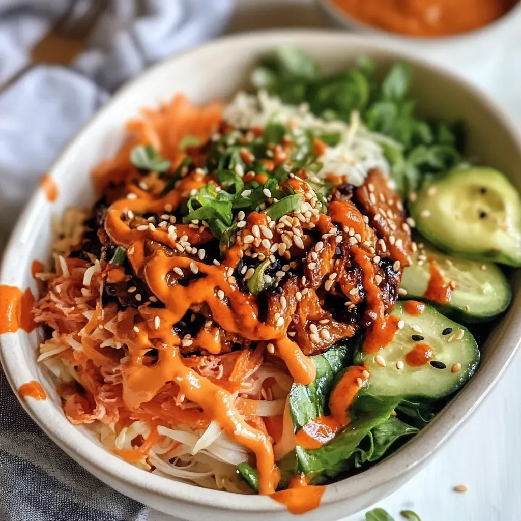 Korean Inspired Vegan Bibimbap Bowl