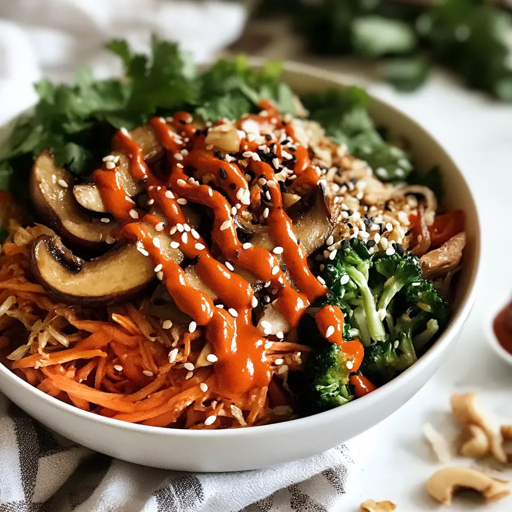 Korean Inspired Vegan Bibimbap Bowl