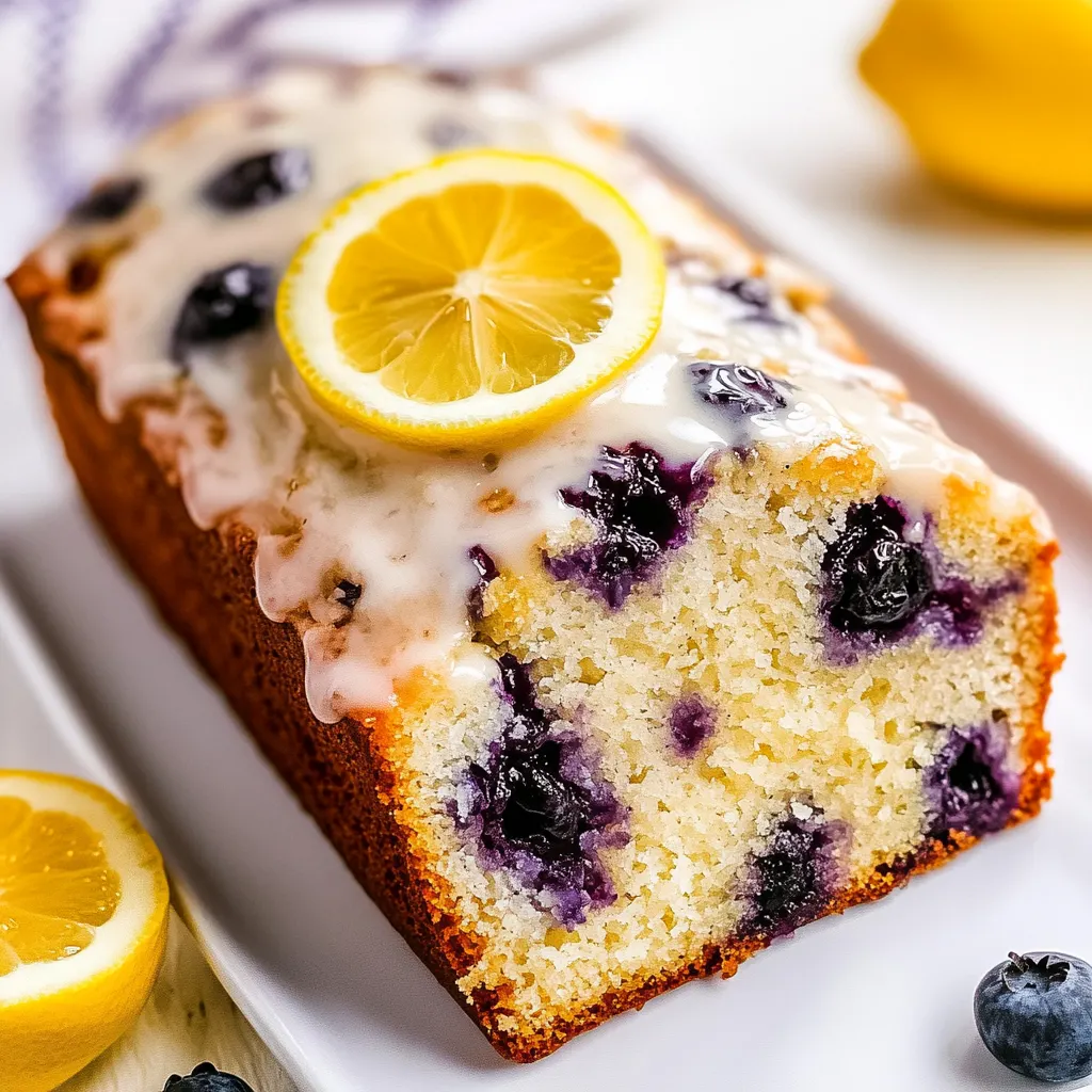 Lemon Blueberry Muffin Bread