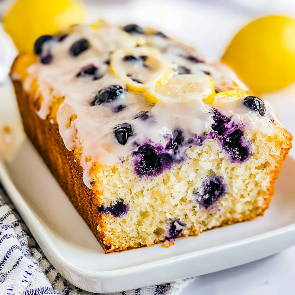 Lemon Blueberry Muffin Bread