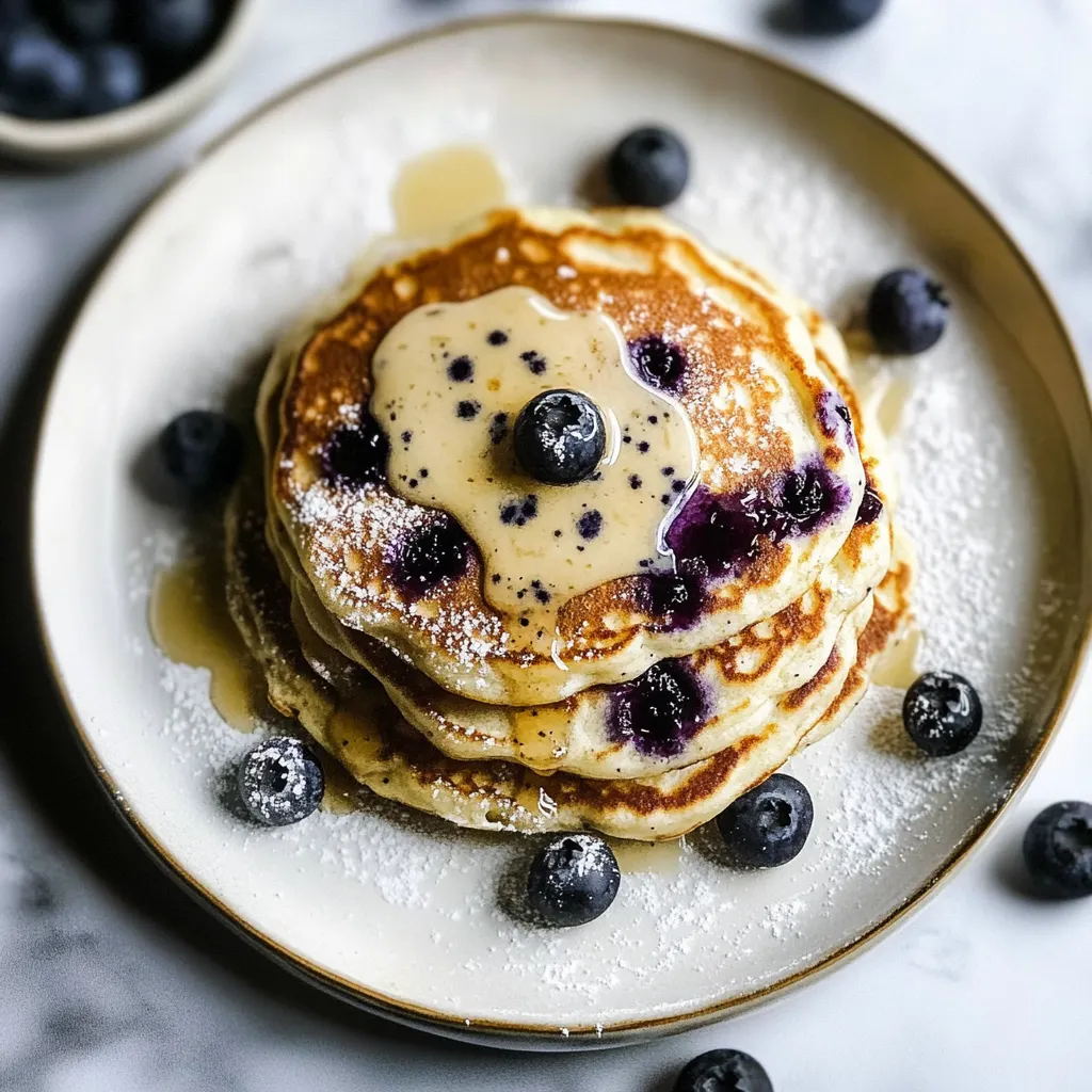Lemon Blueberry Pancakes