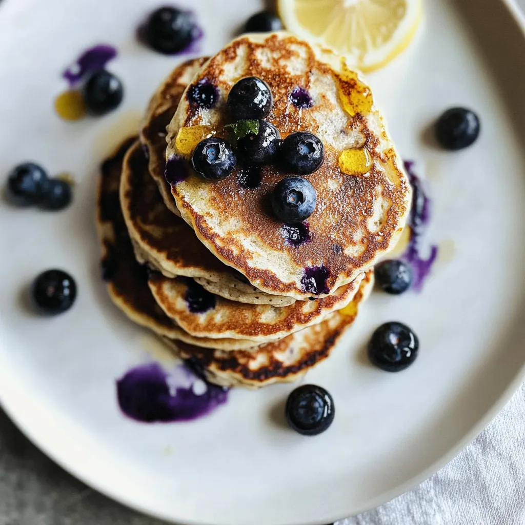 Lemon Blueberry Pancakes
