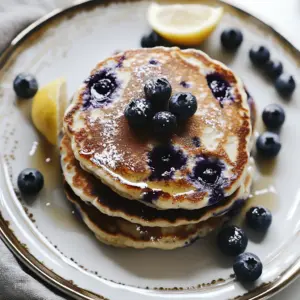 Lemon Blueberry Pancakes