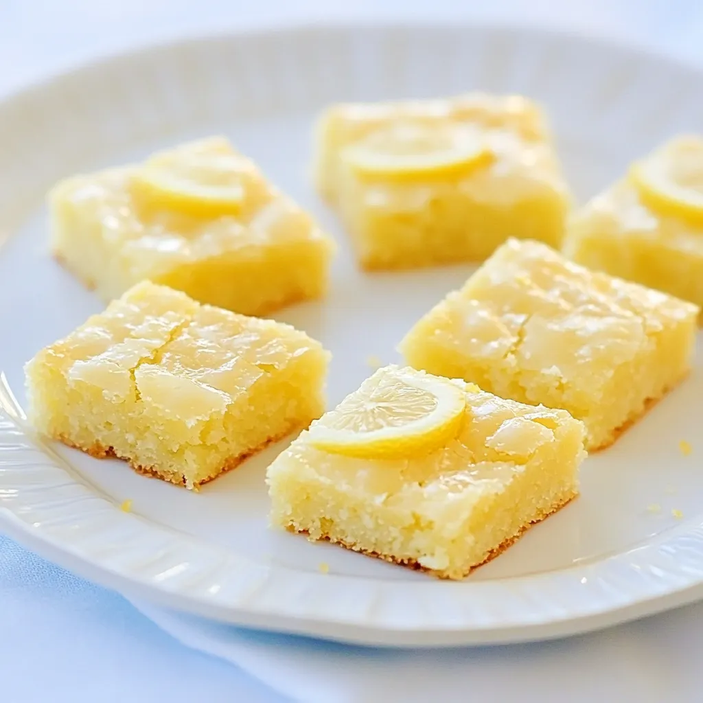 Lemon Brownies