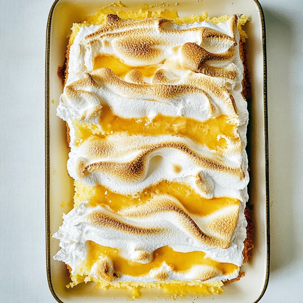 Lemon Meringue Cake