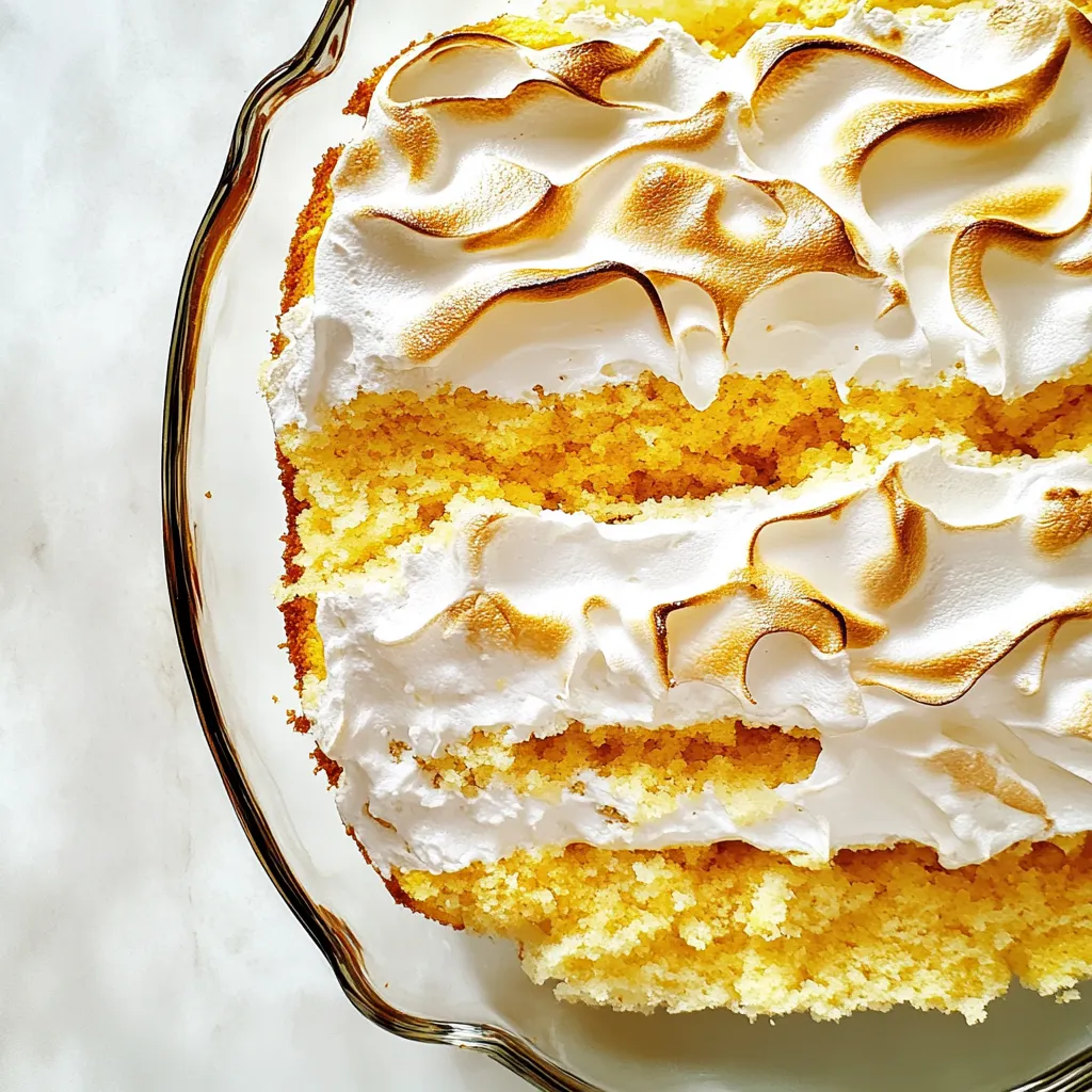 Lemon Meringue Cake