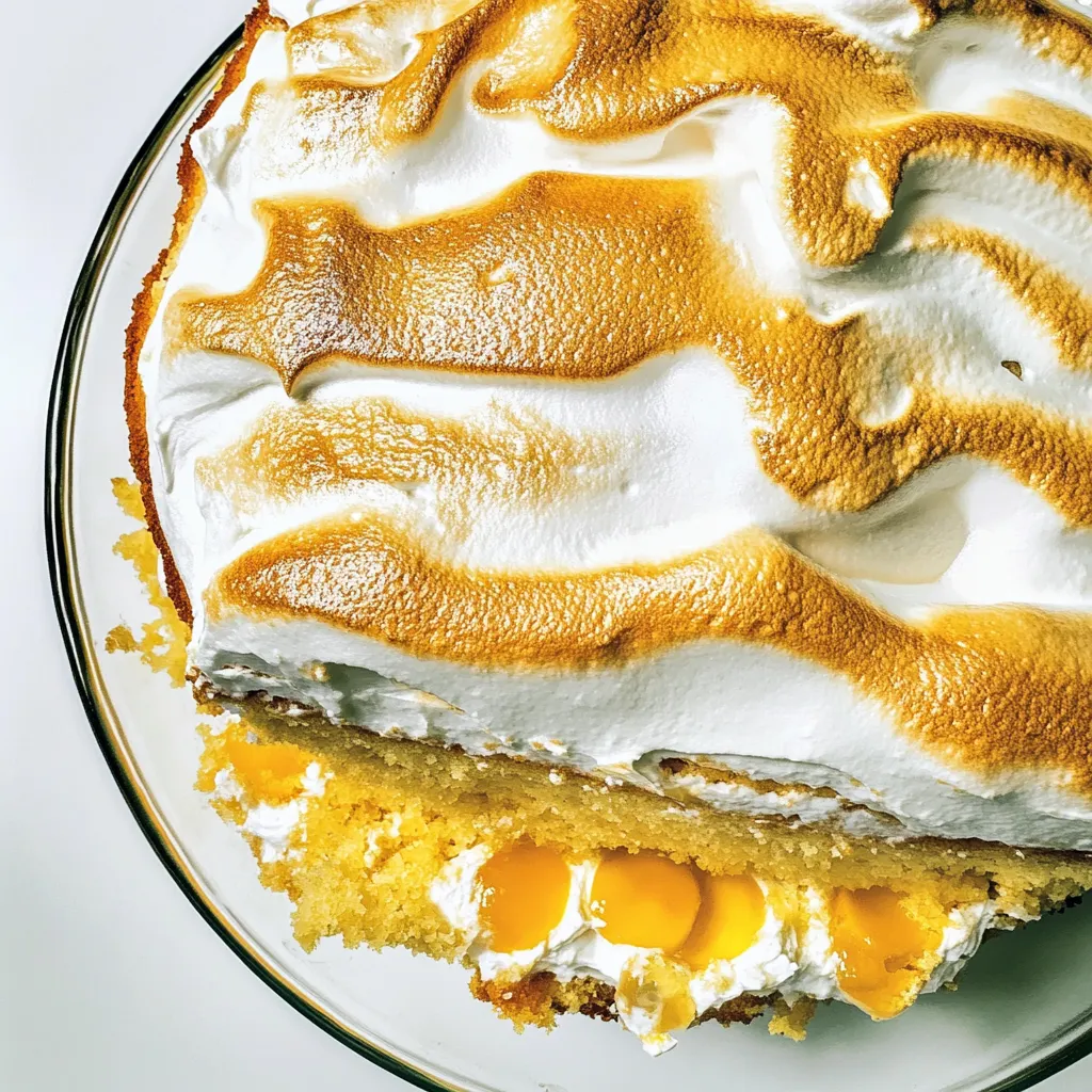 Lemon Meringue Cake