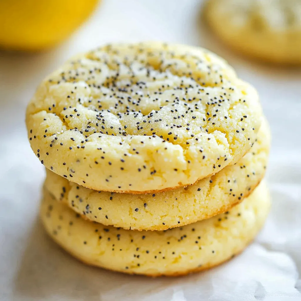 Lemon Poppy Seed Cookies