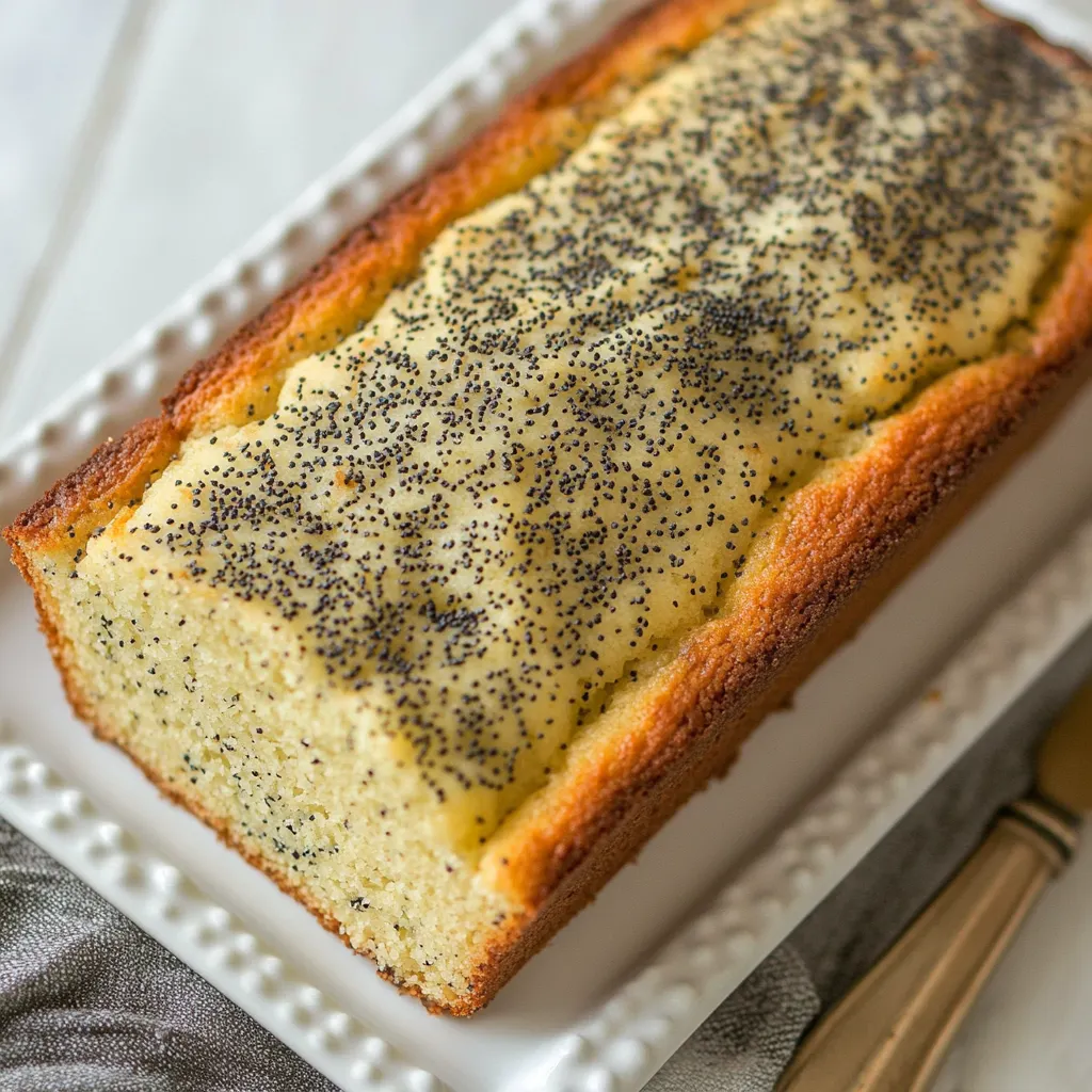 Lemon Poppy Seed Loaf Cake