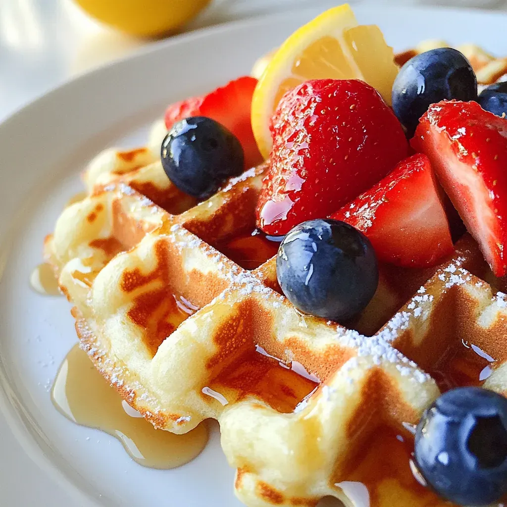Lemon Waffles