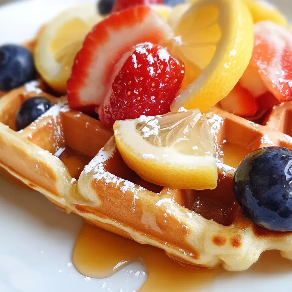Lemon Waffles