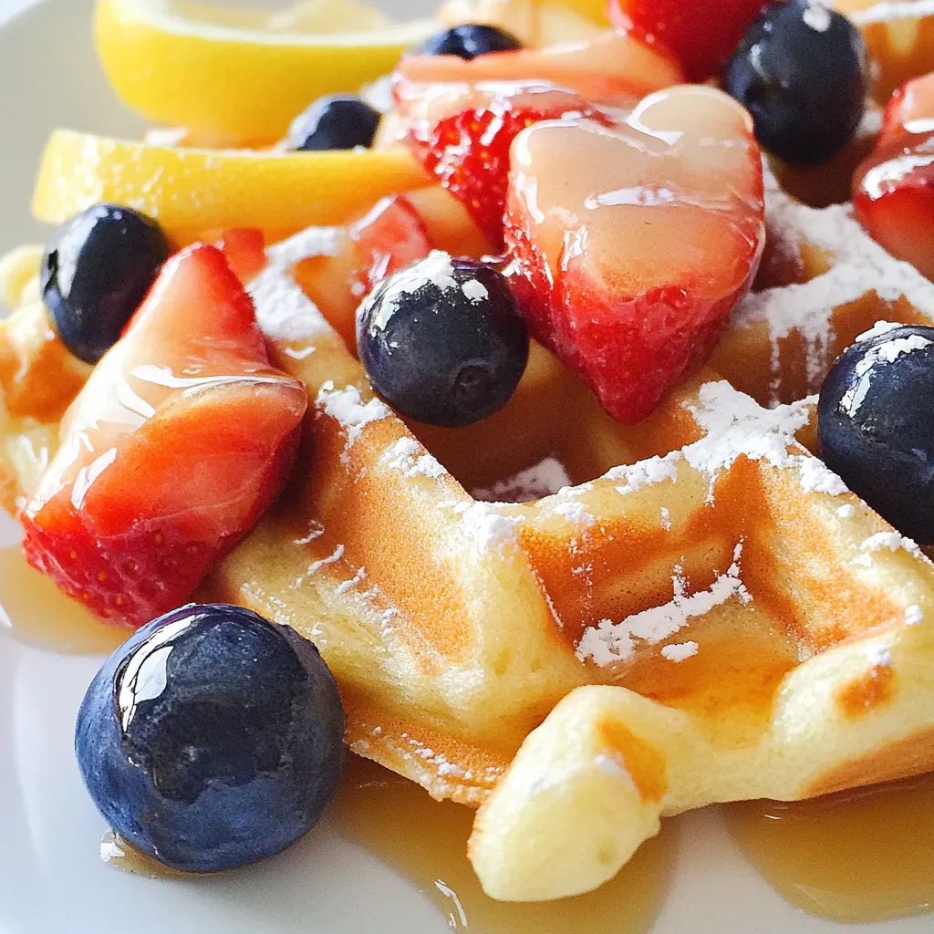 Lemon Waffles