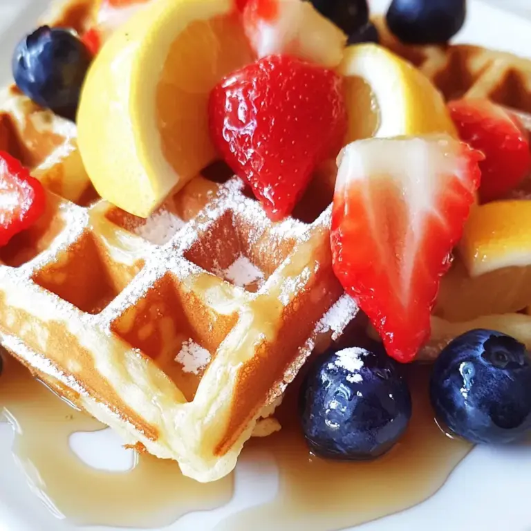 Lemon Waffles