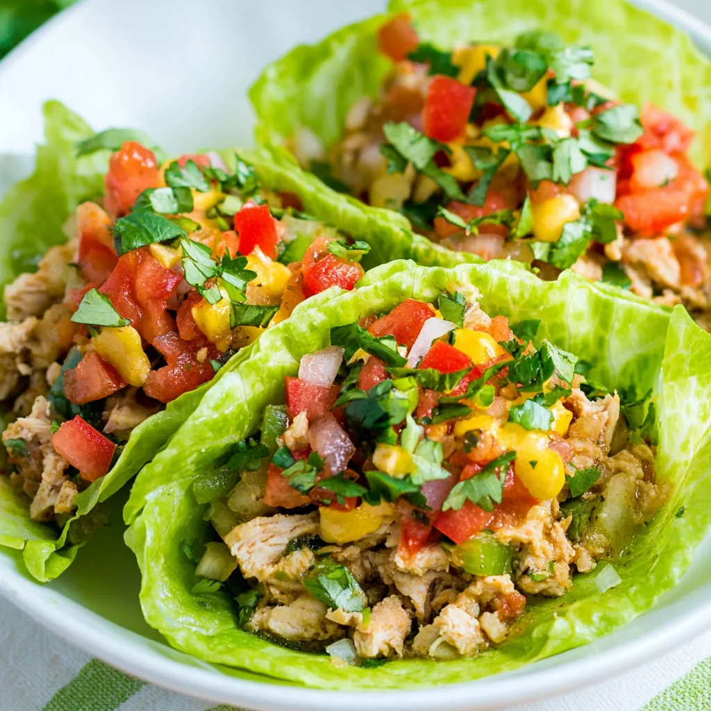 Lettuce Wrap Turkey Tacos