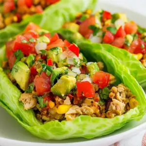 Lettuce Wrap Turkey Tacos
