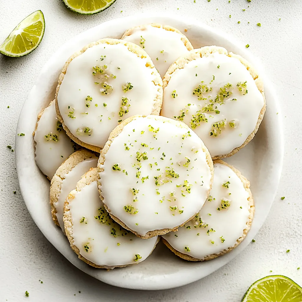Lime Glazed Sugar Cookies