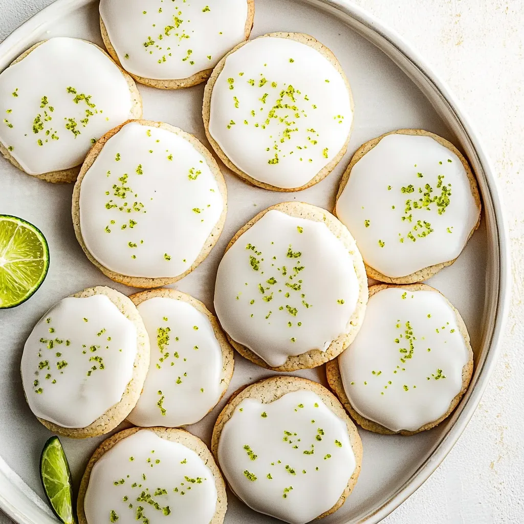 Lime Glazed Sugar Cookies