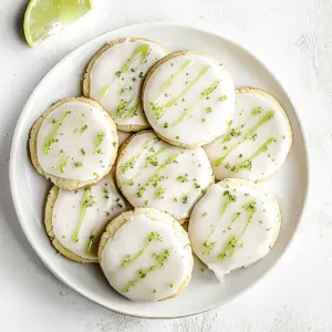 Lime Glazed Sugar Cookies