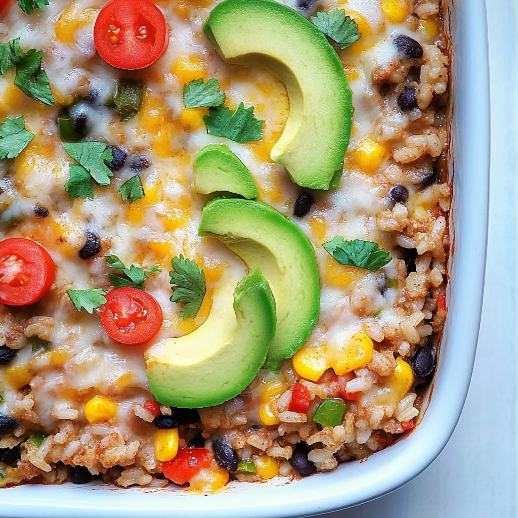 Vegan Mexican Rice Casserole