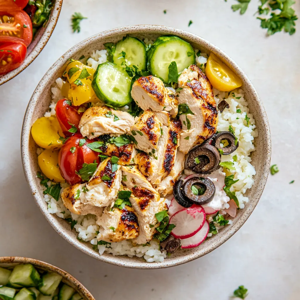 Mediterranean Chicken Bowls