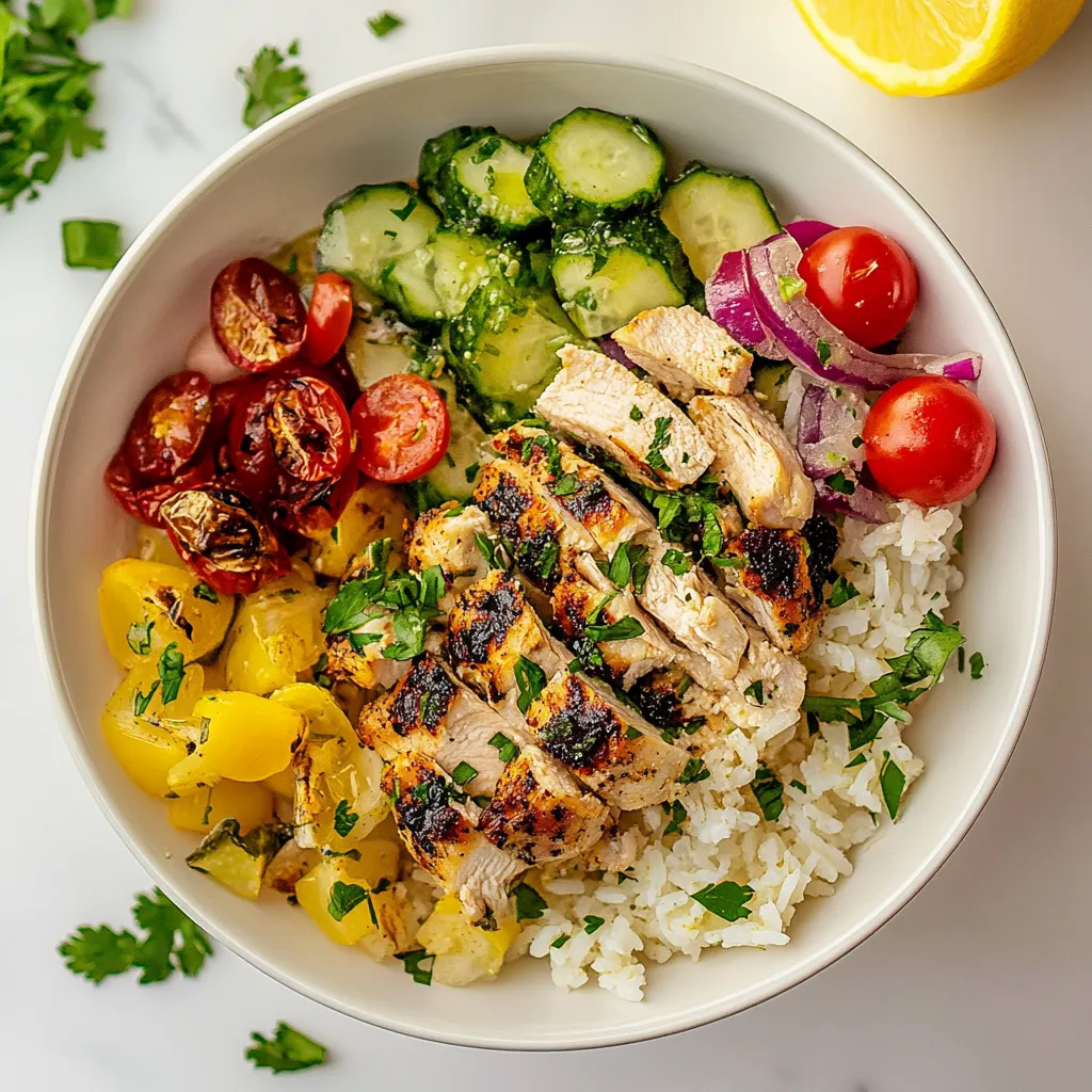 Mediterranean Chicken Bowls