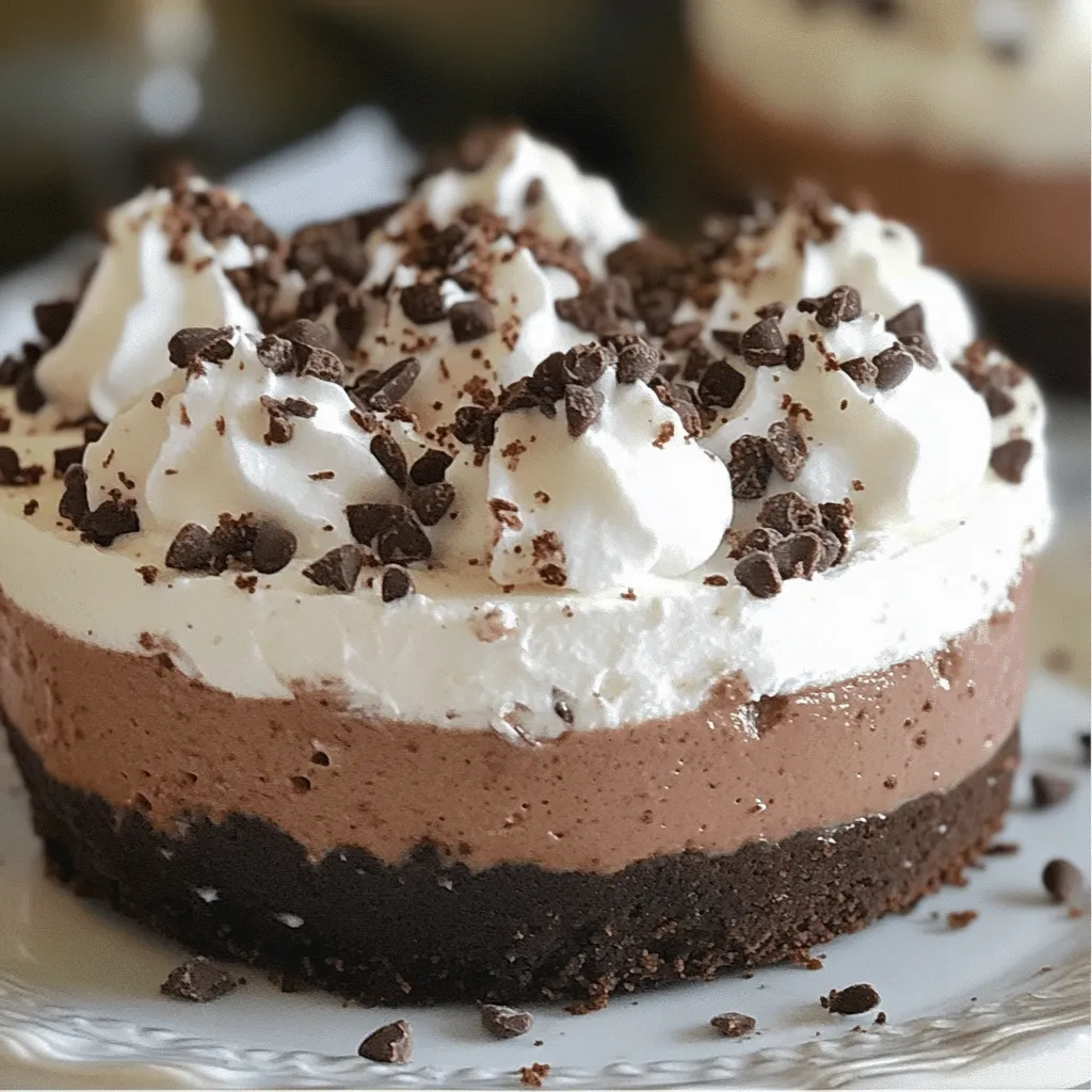 No Bake Brownie Batter Cheesecake