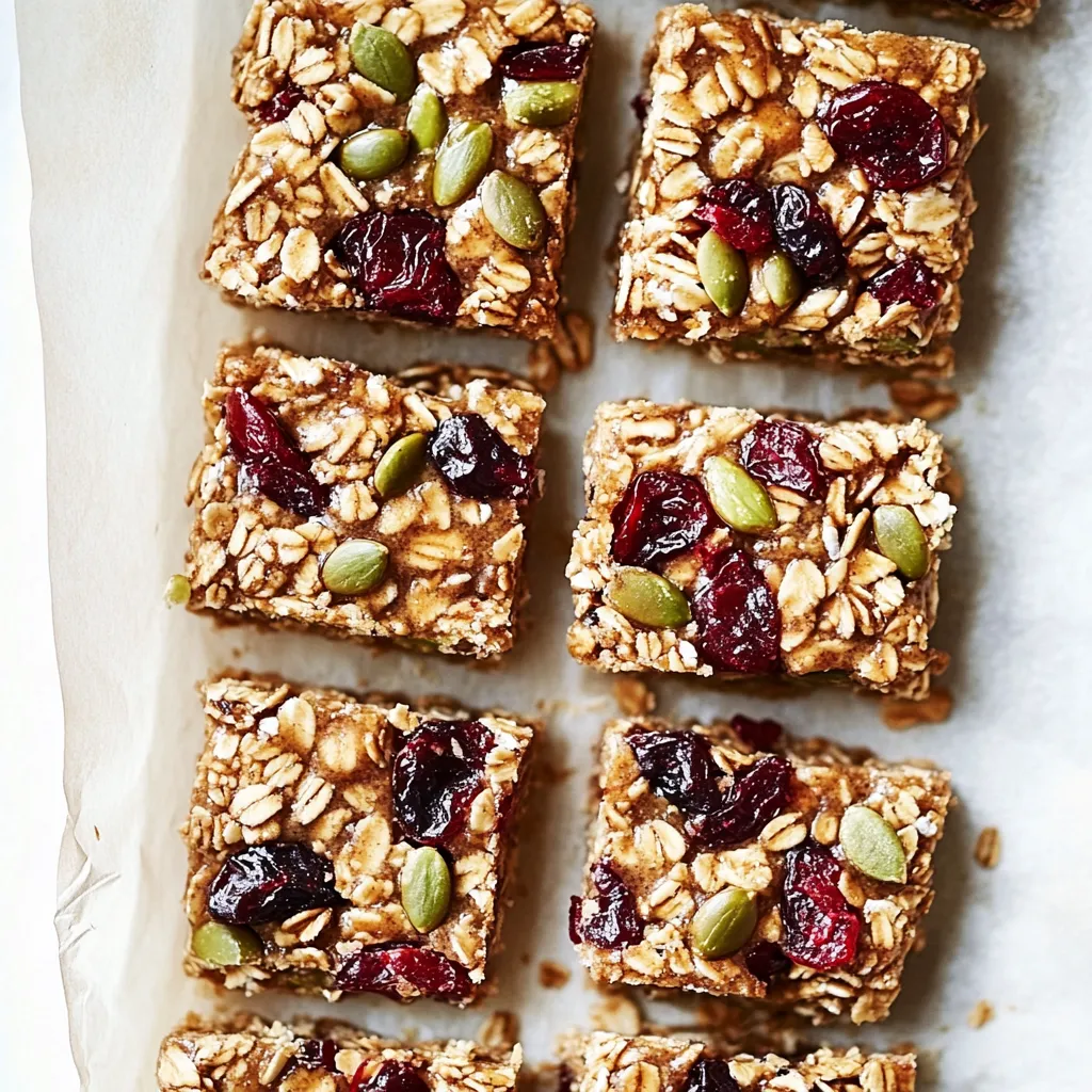 No Bake Peanut Butter Granola Bars