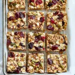 No Bake Peanut Butter Granola Bars
