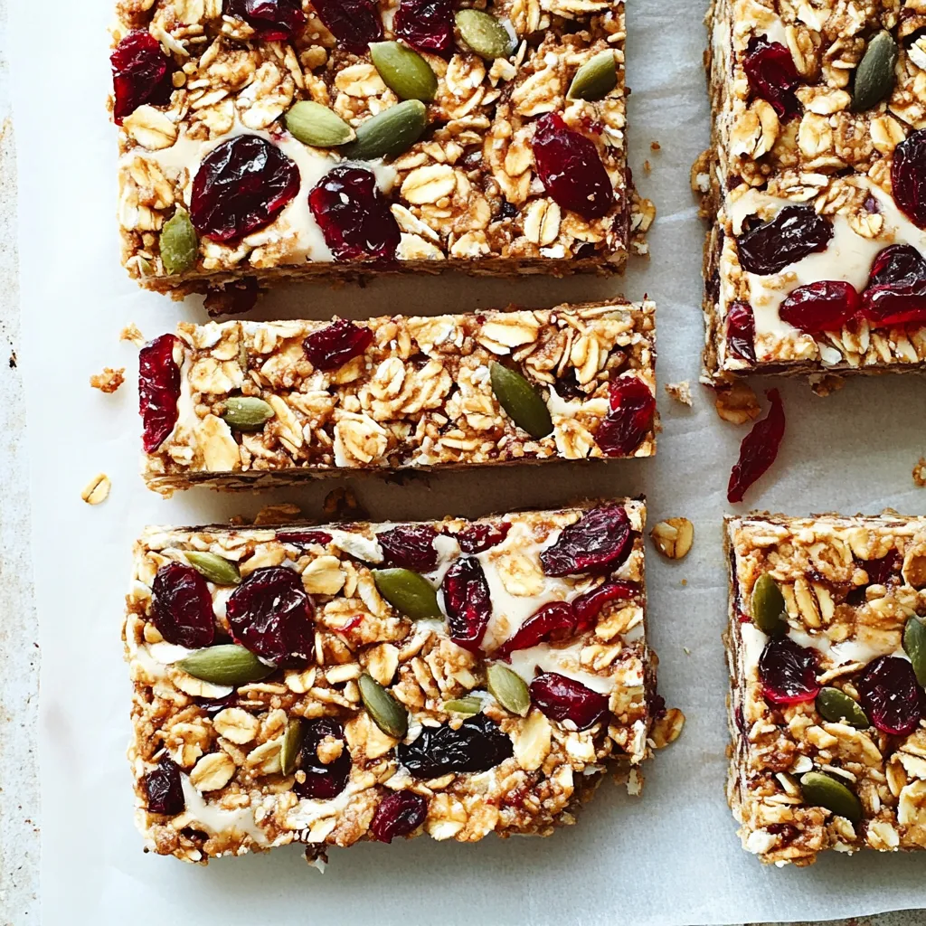 No Bake Peanut Butter Granola Bars