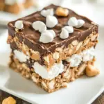No Bake S'mores Peanut Butter Bars