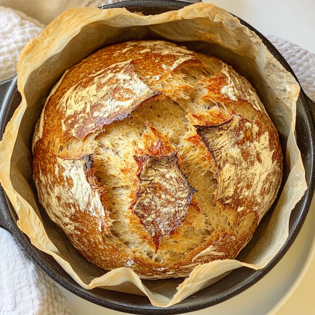 No Knead Whole Wheat Dutch Oven Bread