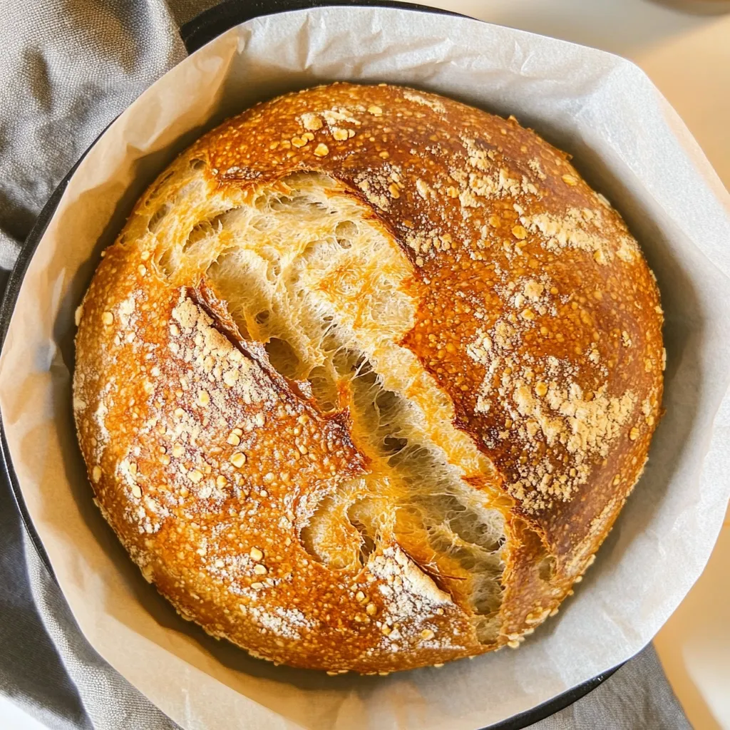 No Knead Whole Wheat Dutch Oven Bread