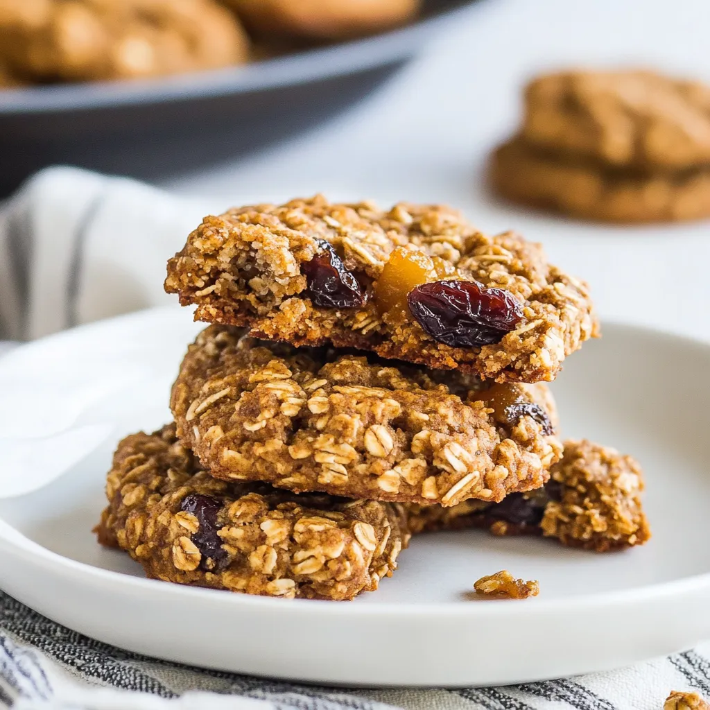 Oatmeal Apple Raisin Breakfast Cookies