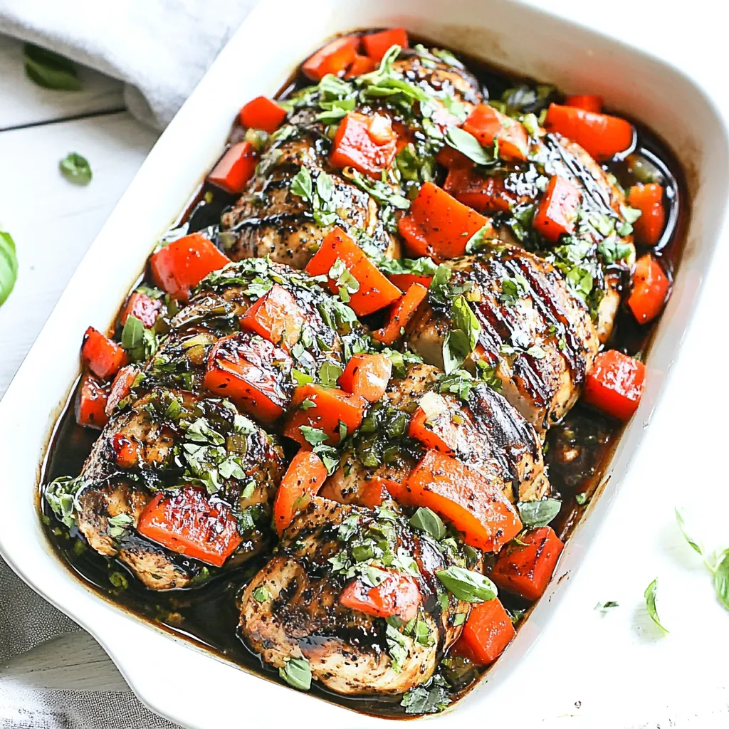 One Pan Balsamic Chicken