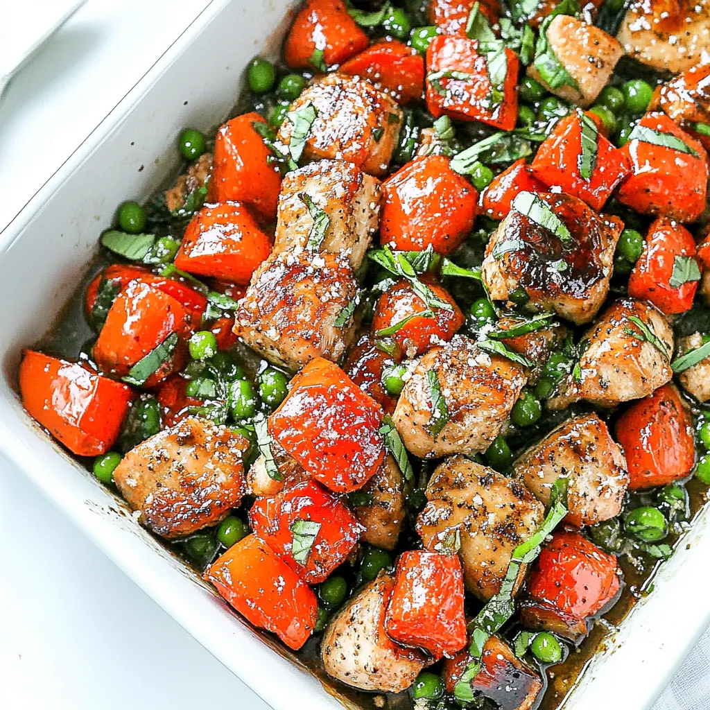 One Pan Balsamic Chicken