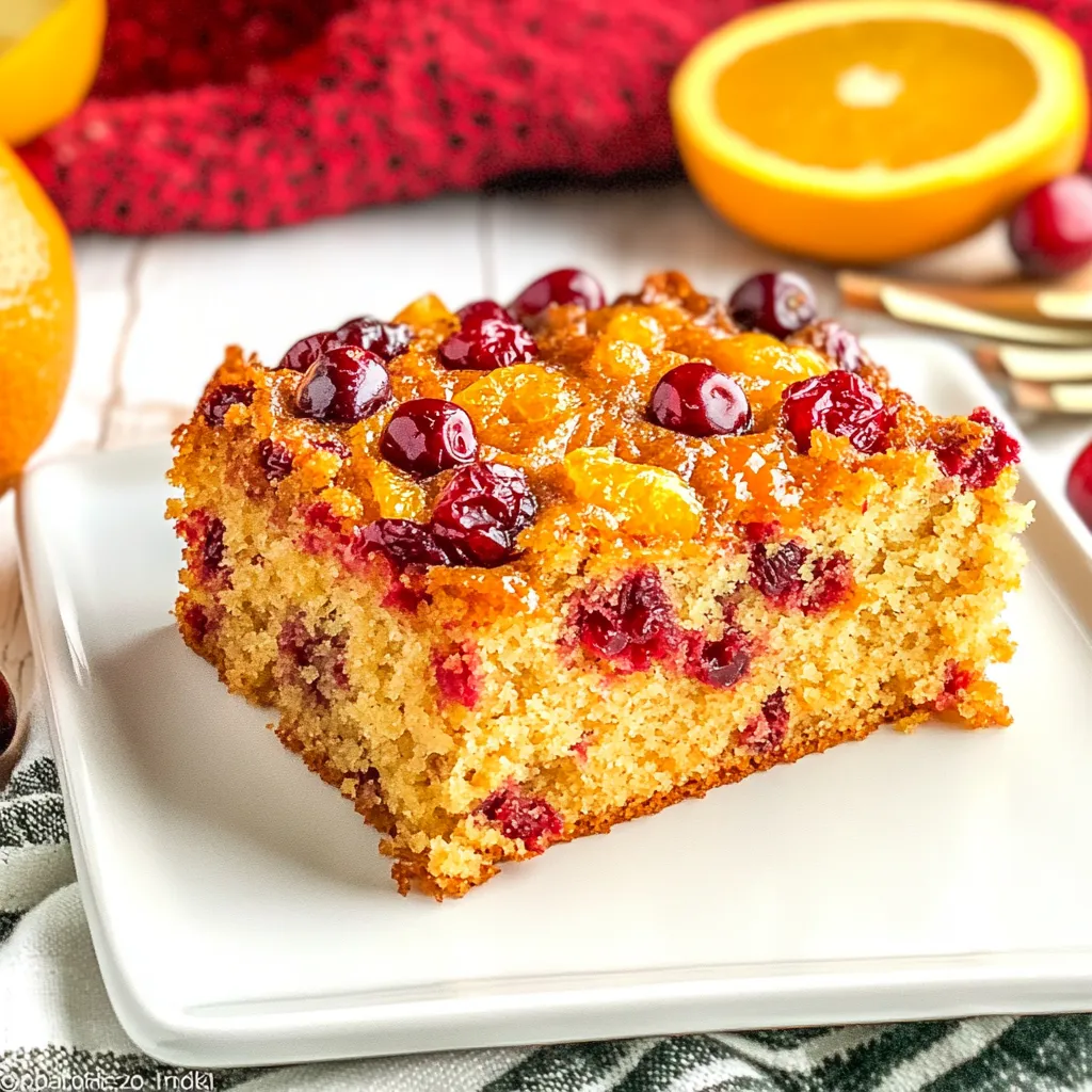 Orange Cranberry Cake