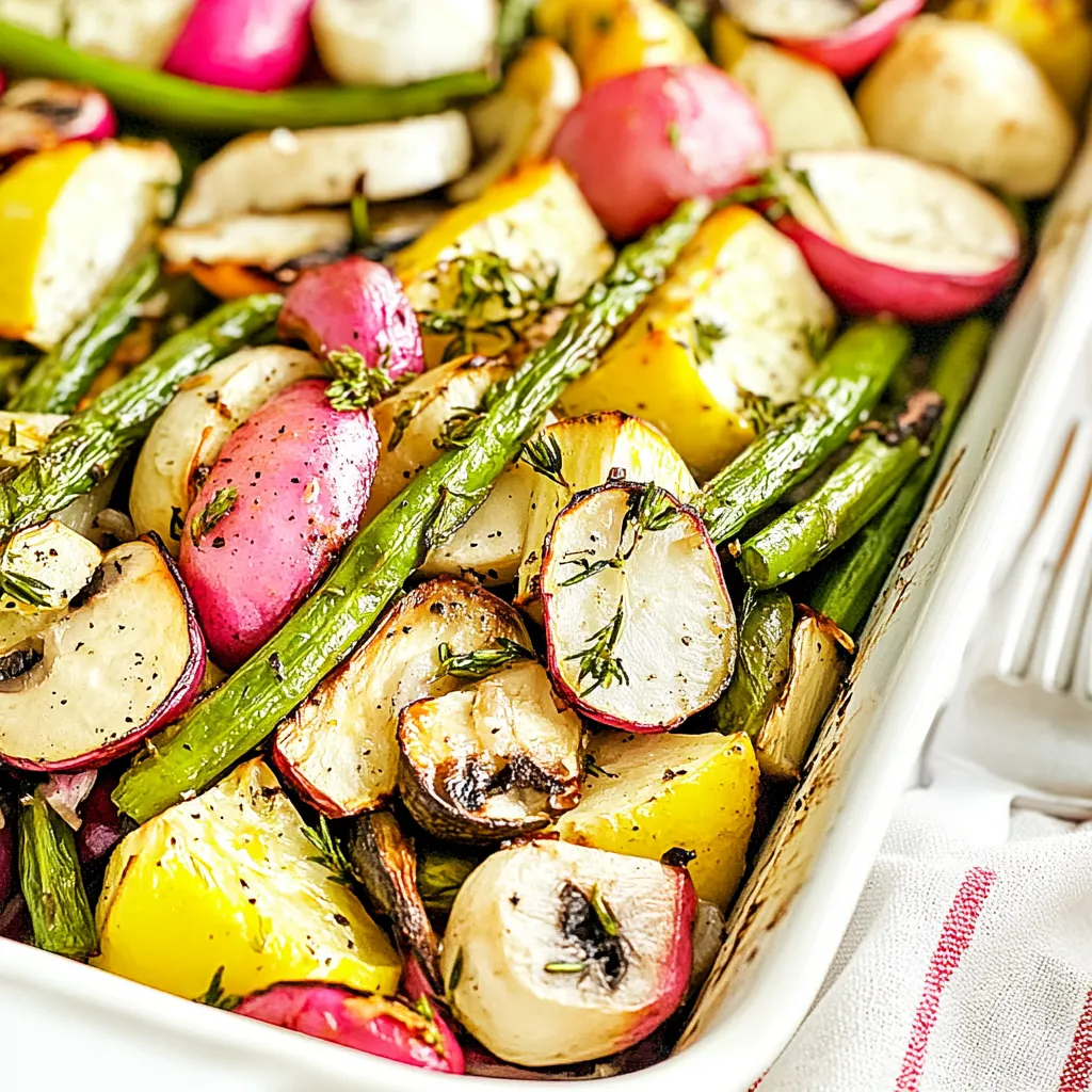 Oven Roasted Spring Vegetables