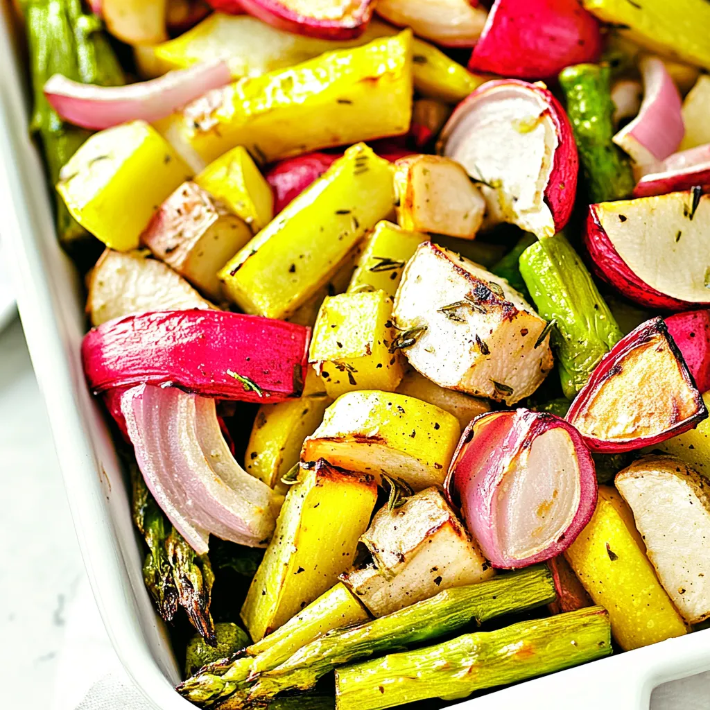 Oven Roasted Spring Vegetables