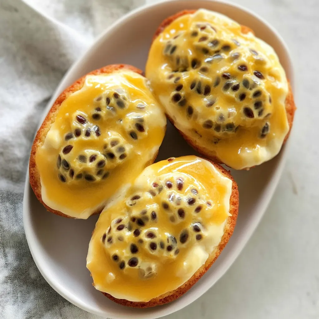 Passionfruit Pound Cake Muffins
