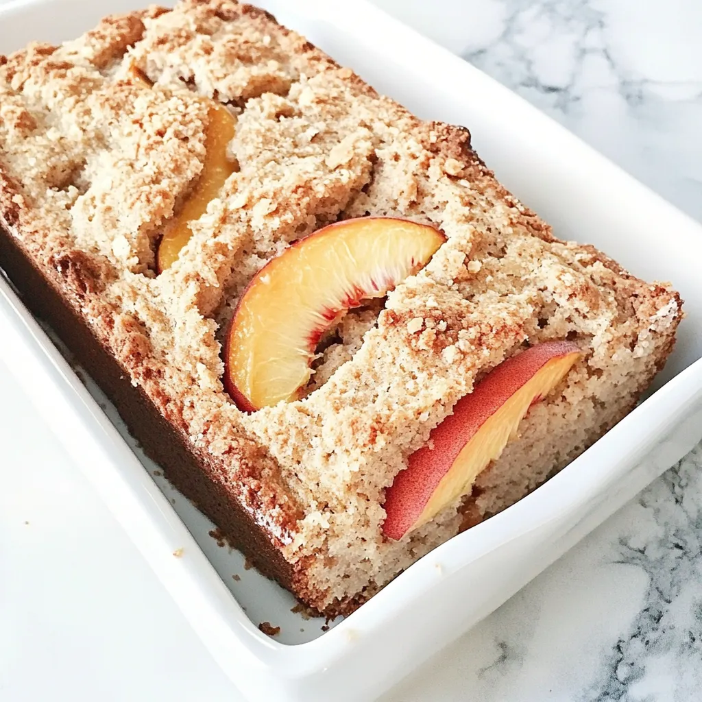 Peach Crisp Bread