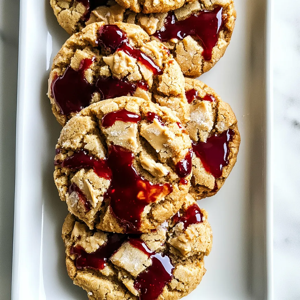 Peanut Butter and Jelly Cookies