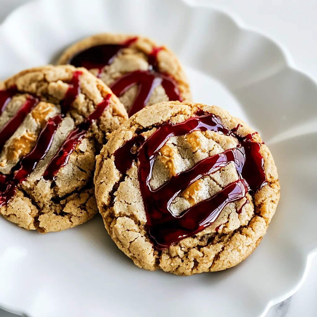 Peanut Butter and Jelly Cookies
