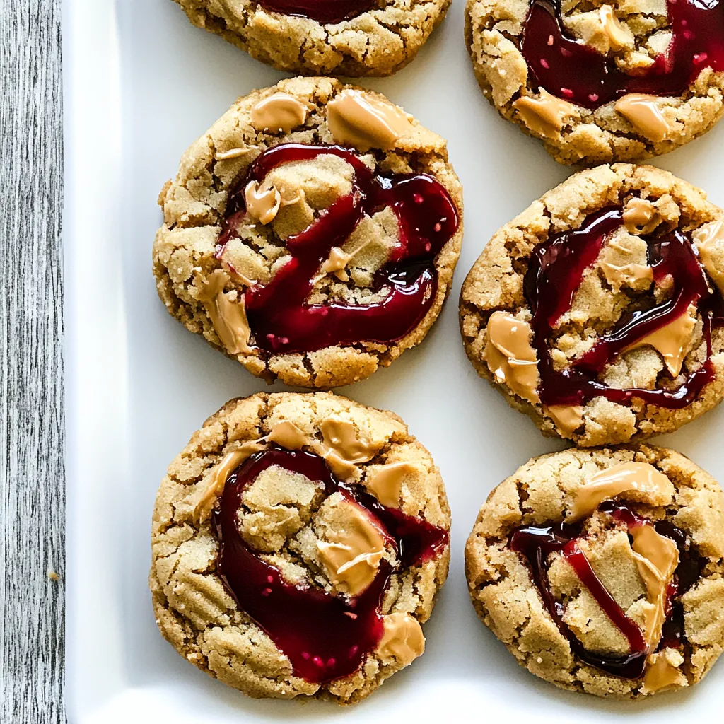 Peanut Butter and Jelly Cookies