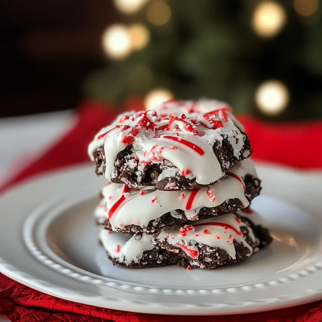 Peppermint Bark Cookies