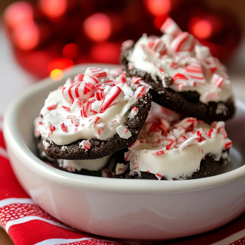 Peppermint Bark Cookies