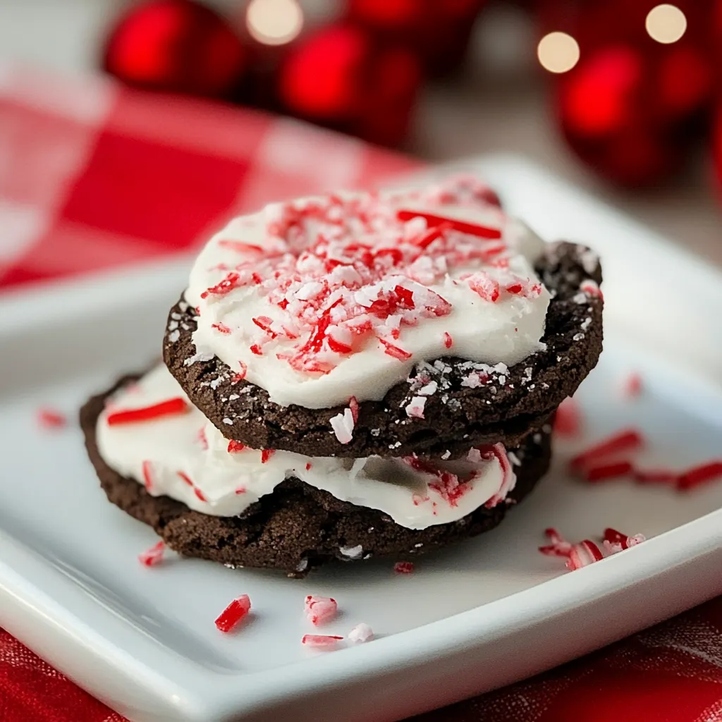 Peppermint Bark Cookies